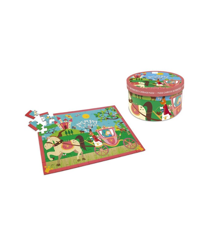 Scratch Europe Princess Carriage 60 Pieces Puzzle