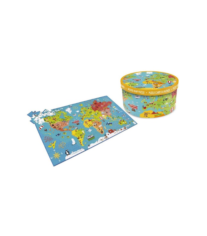 Scratch Europe Puzzle World Map 150 Pieces