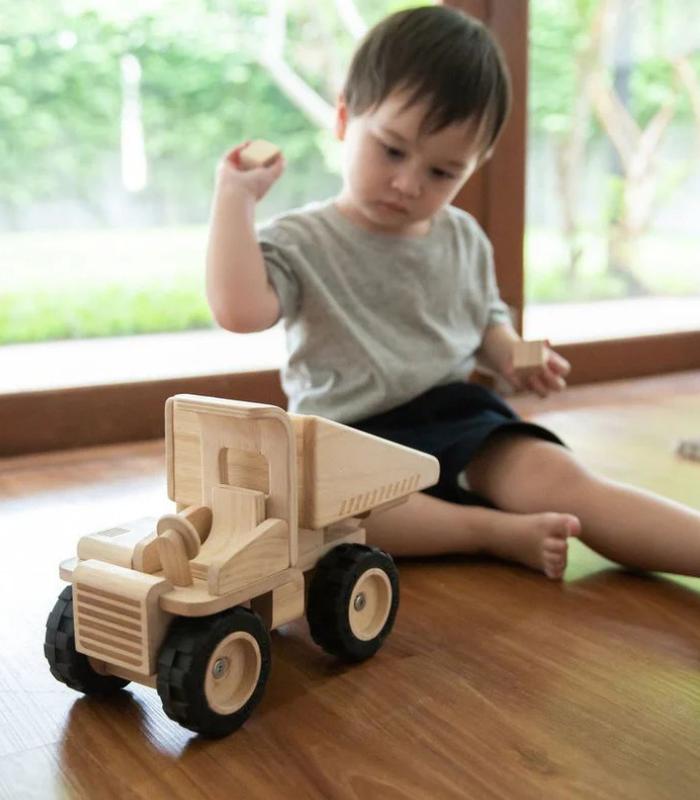 PlanToys Wooden Dump Truck