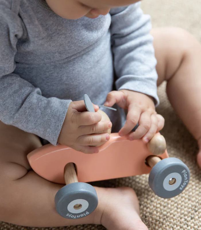 PlanToys Wooden Bunny Racing Car