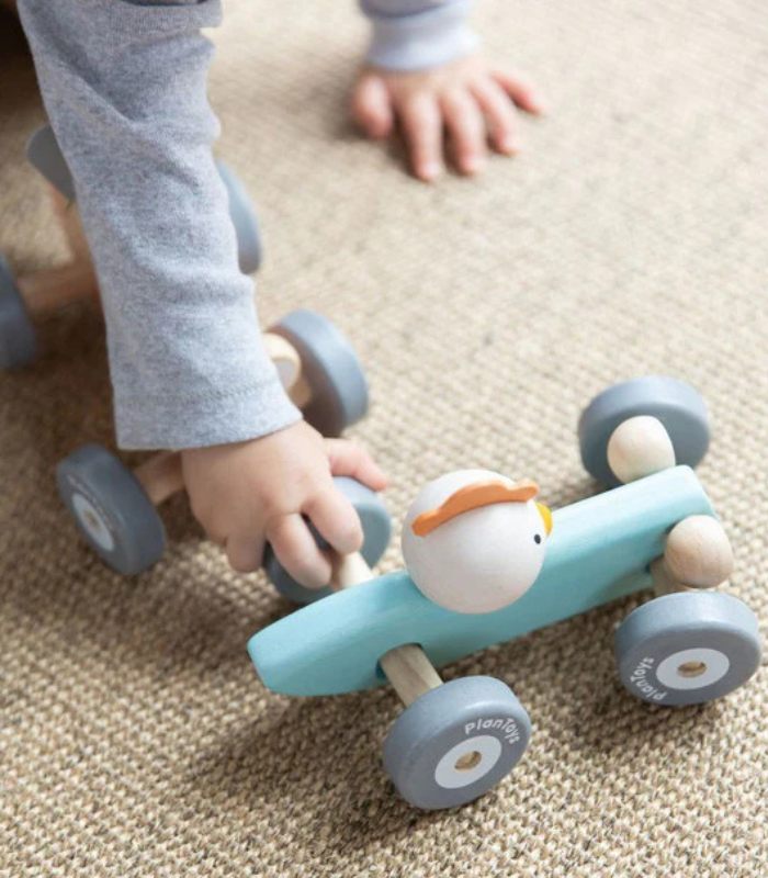 PlanToys Wooden Chicken Racing Car