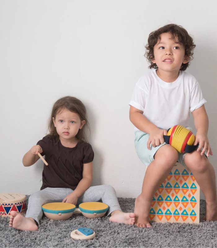 PlanToys Double Drum