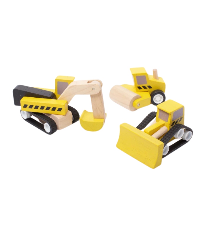 PlanToys Wooden Road Construction Set