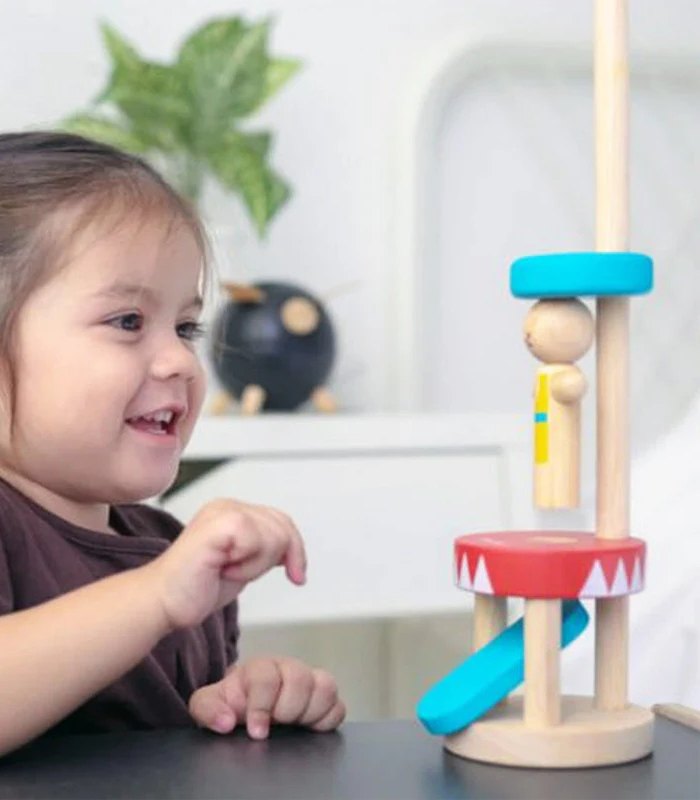 PlanToys Wooden Jumping Acrobat