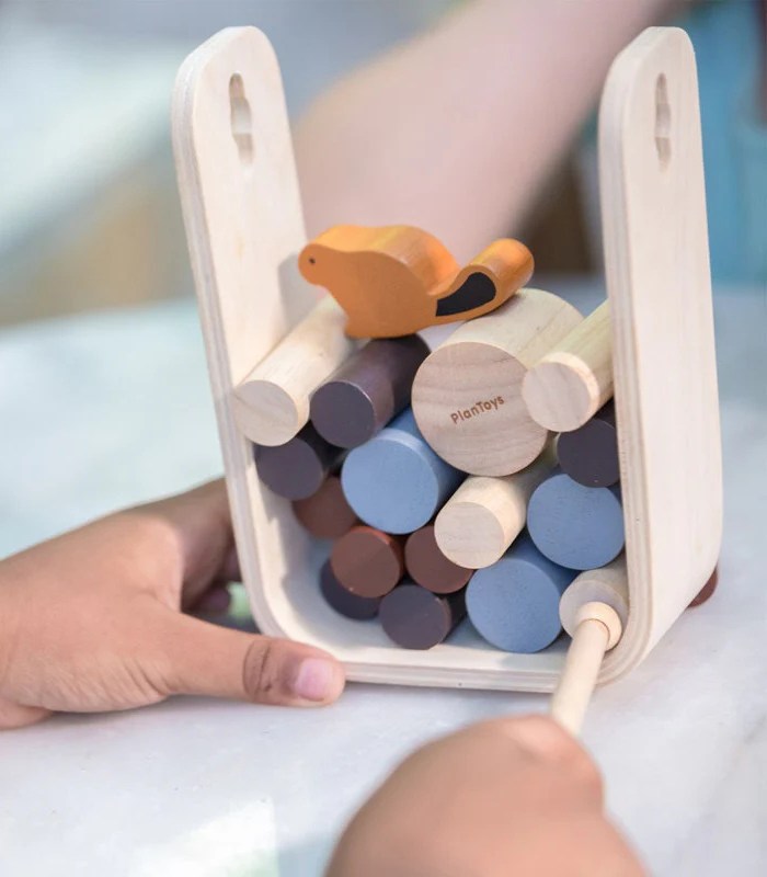 PlanToys Wooden Timber Tumble