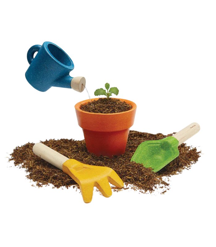 PlanToys Wooden Gardening Set