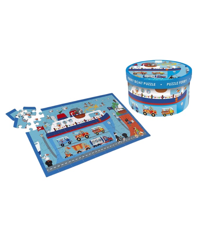 Scratch Europe Puzzle Ferry Boat 60 Pieces