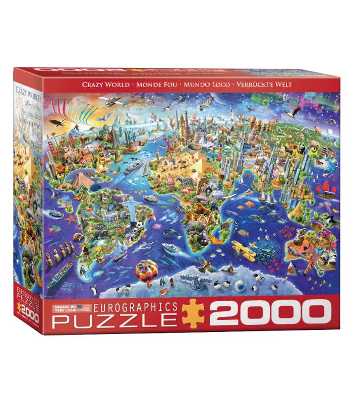EuroGraphics Crazy World 2000-Piece Puzzle