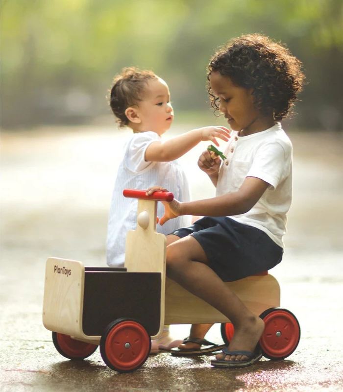 PlanToys Wooden Delivery Bike