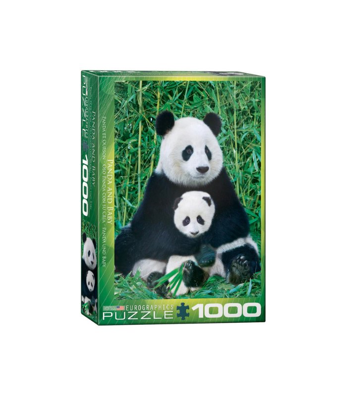 EuroGraphics Panda Bear And Baby 1000 Pieces Puzzle