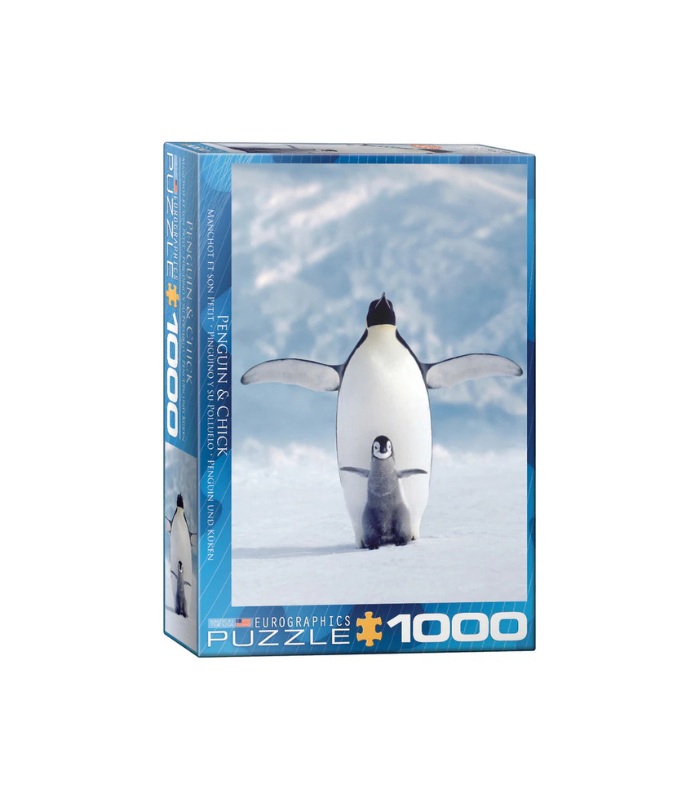 EuroGraphics Penguin And Chick 1000 Pieces Puzzle