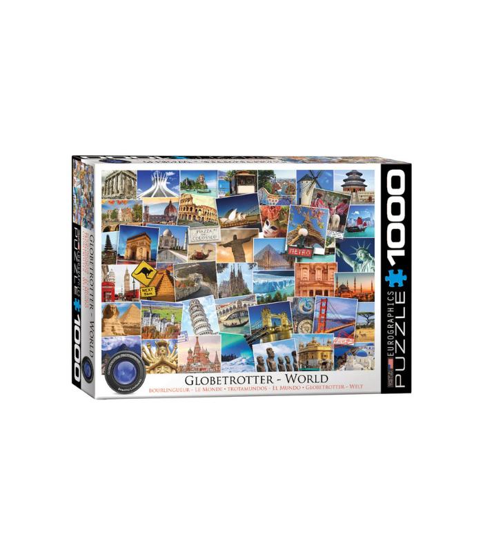 EuroGraphics World – Globetrotter 1000 Pieces Puzzle