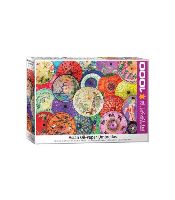 EuroGraphics Asian Oil-Paper Umbrellas 1000 Pieces Puzzle