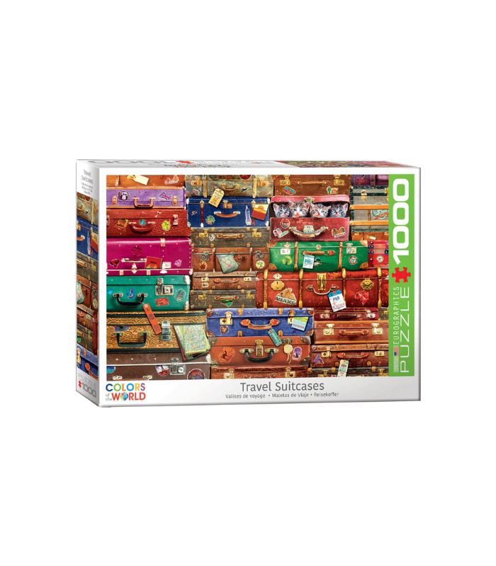 EuroGraphics Travel Suitcases 1000-Piece Puzzle