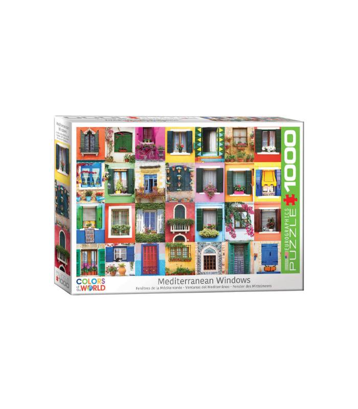 EuroGraphics Mediterranean Window 1000 Pieces Puzzle
