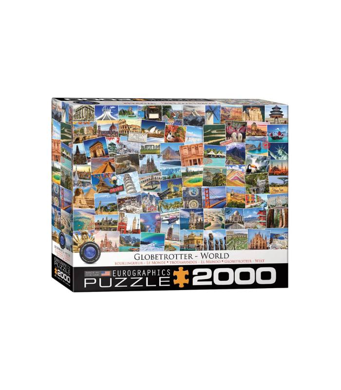 EuroGraphics Globetrotter World 2000-Piece Puzzle