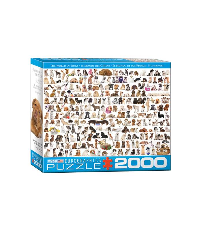 EuroGraphics The World of Dogs 2000-Piece Puzzle