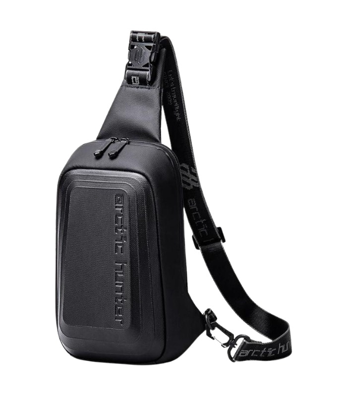 Arctic Hunter Semi-Hard Shell Crossbody Bag – Water-Resistant, Anti-Theft Unisex Fashion Shoulder Bag for Travel, Business, and Casual Use, Model XB00126