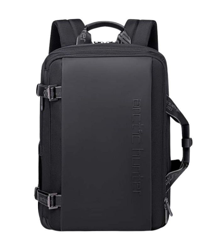Arctic Hunter Travel Backpack – Convertible Top-Loader, 17-Inch Expandable Messenger Bag, Water-Repellent, TSA-Friendly, Unisex, Model B00540