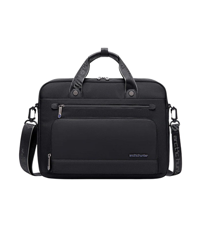 Arctic Hunter Office Laptop Bag – Water-Resistant, Anti-Theft Messenger Bag, 15.6-Inch, with 4 Zipper Pockets and Adjustable Shoulder Strap, Unisex, Model GW00017