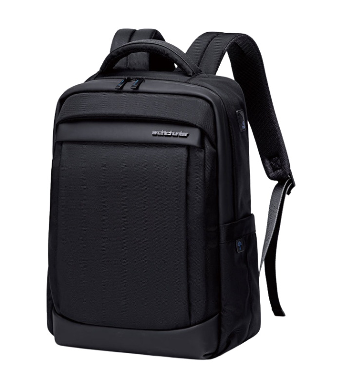 Arctic Hunter Durable Laptop Bag – Lightweight, Water-Resistant Backpack with USB Jack and Laptop Compartment, Unisex, Model B00478