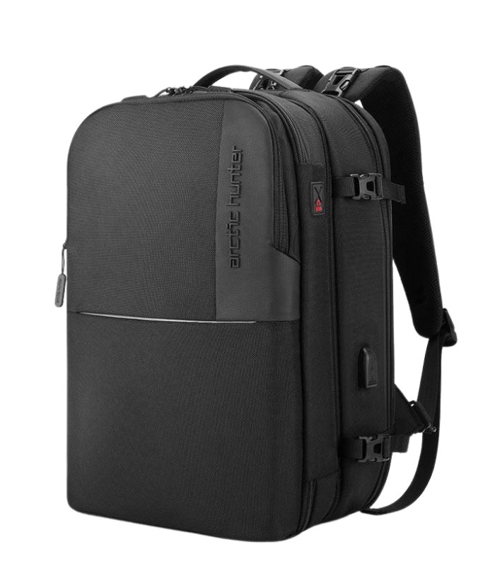 Arctic Hunter 3-in-1 Convertible Travel Backpack, Water-Repellent Daypack with USB Port & Headphone Jack, Unisex, Model B00382