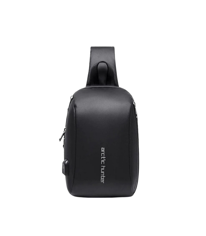 Arctic Hunter Cross-body Sling Bag, Water-Resistant and Anti-Theft, Unisex with USB Port for Travel and Business, Model XB00081
