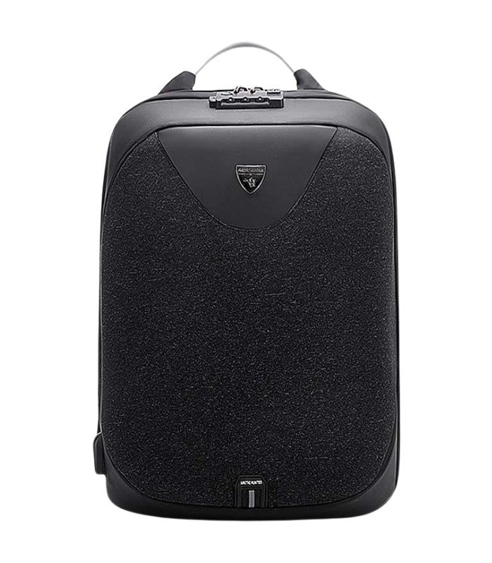 Arctic Hunter Semi-Hard Travel Backpack, Durable Polyester 23L Backpack with USB Port and TSA Lock, Model B00208
