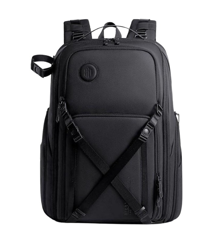 Arctic Hunter Shockproof Camera Backpack, Water-Resistant with TSA-Approved 180° Opening, Laptop Compartment, and USB Port, Unisex for Travel and Business, Model B00575
