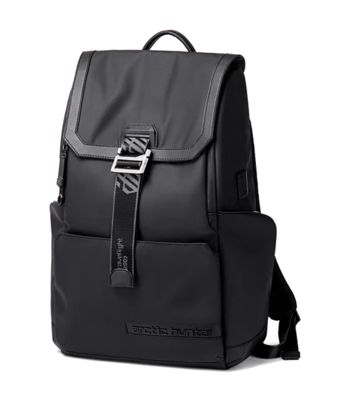 Arctic Hunter Stylish Backpack, Water-Repellent, Anti-Theft with USB and Earphone Ports, Unisex Daypack for Travel and College, Model B00428