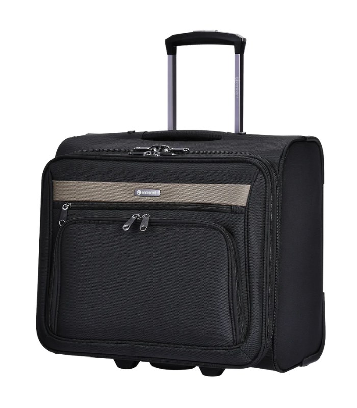 Eminent Pilot Case Trolley, 17-Inch Water-Repellent Business Bag with TSA-Friendly Design Model (V135-17)