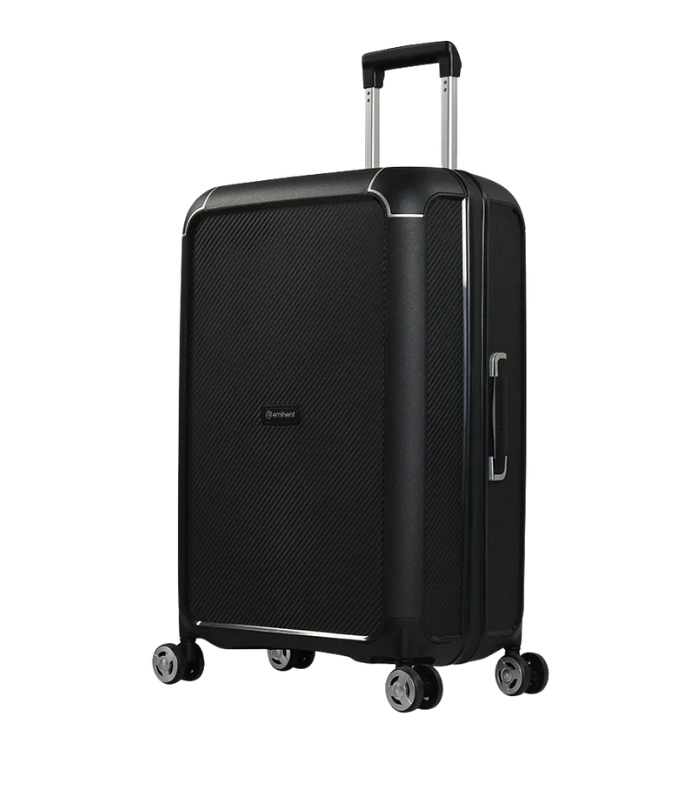 Eminent Stylish Checked Luggage, 24-Inch Water-Resistant Trolley Case with Spinner Wheels for Travel, Model B0002-24
