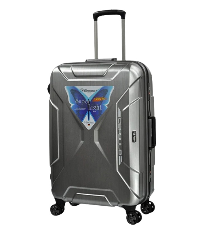 Eminent 20-Inch Spinner Trolley, Water-Resistant with 360° Twin Wheels, Unisex, Model E9F7-20