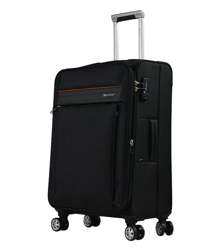 Eminent 24-Inch Checked Trolley Case, Water-Resistant, Unisex, Model S0790-24