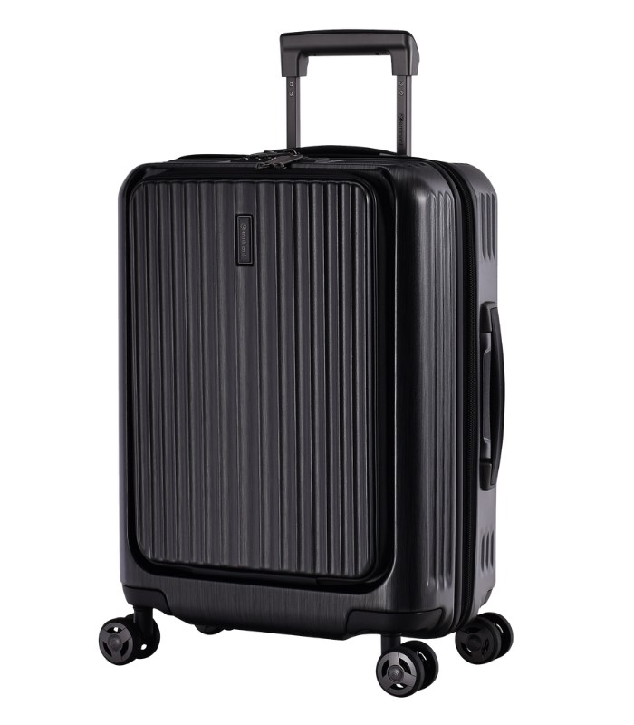 Eminent Alfred Hard-Shell Carry-On Luggage, Front-Loading, TSA-Compatible Lock, USB Port, Model KK50B
