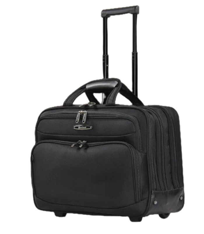 Eminent Cabin Pilot Trolley, Safe Zipper Design, 2-Wheeled Compact Travel Bag for Business and Unisex Use, Model V021-3-SZ-18