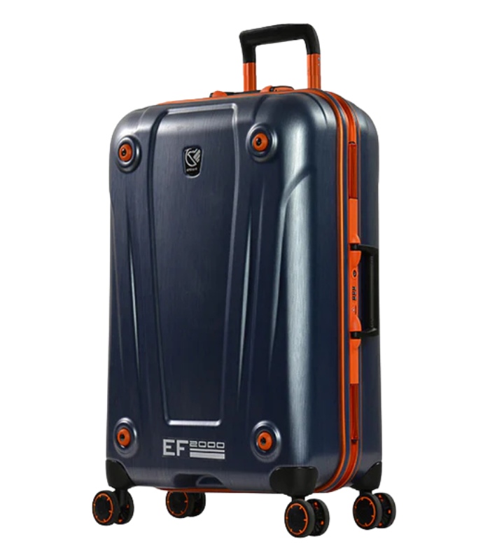 Eminent Stylish Matt PC Trolley, Twin Spinner Wheels, Water-Resistant, Unisex, Model E9H3
