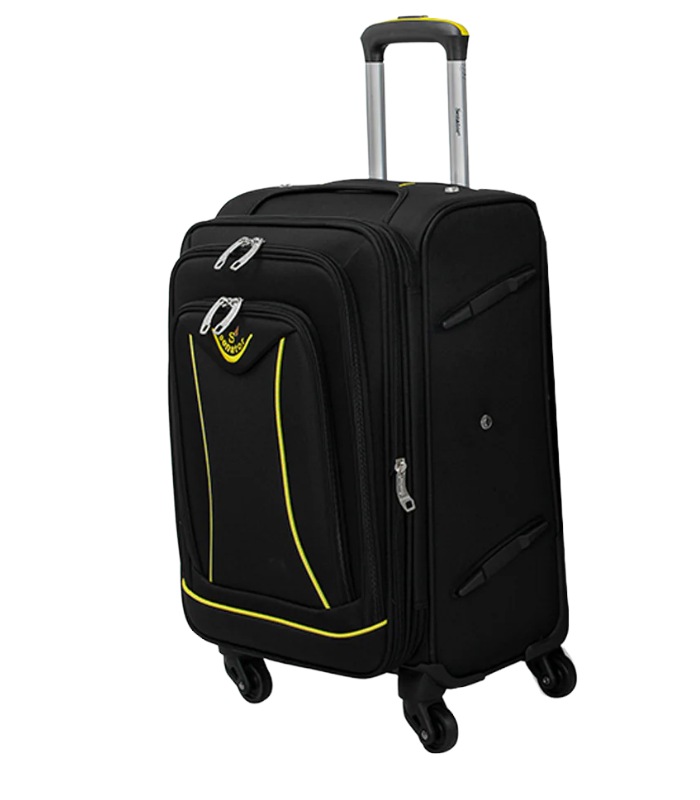 Senator 20-Inch Cabin Trolley, Compact Softside Luggage with 4 Spinner Wheels for Unisex Travel, Model LL032-20