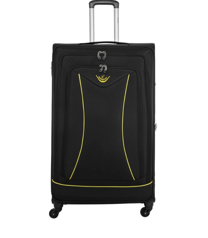 Senator 24-Inch Soft Spinner Trolley, Medium-Size Wheeled Luggage Case for Unisex Travel, Model LL032-24