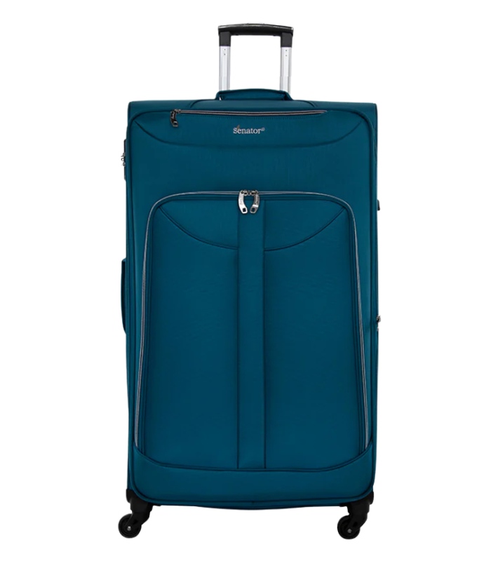 Senator 24-Inch Soft Travel Trolley, Medium Lightweight Luggage Bag with 2 Wheels for Unisex Use, Model  LW010-24