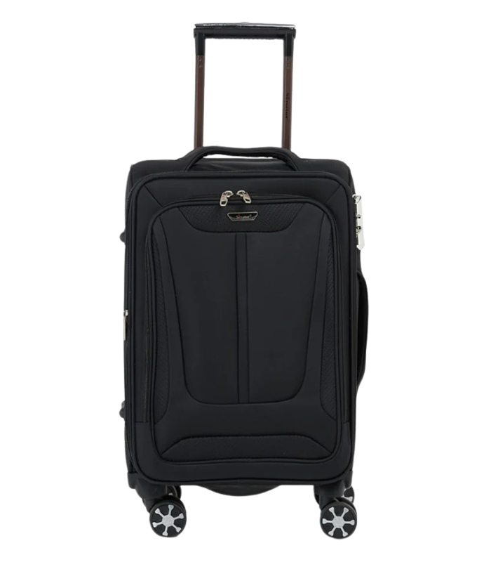 Senator 24-Inch Spinner Checked Trolley, Lightweight Travel Luggage for Unisex Use, Model  X28-24