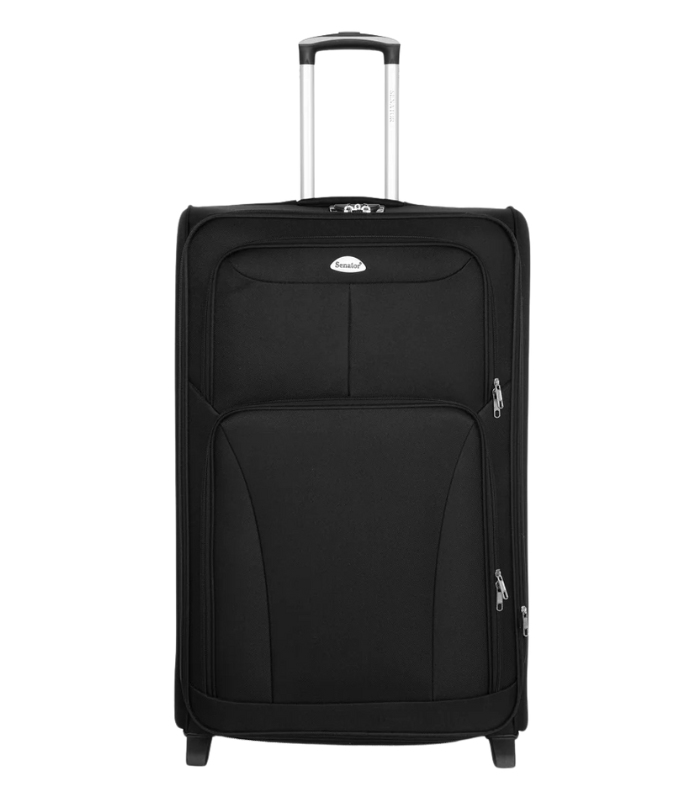 Senator 28-Inch Soft-Shell Luggage, Expandable Lightweight Trolley with 2 Wheels for Unisex Travel, Model KH247-28