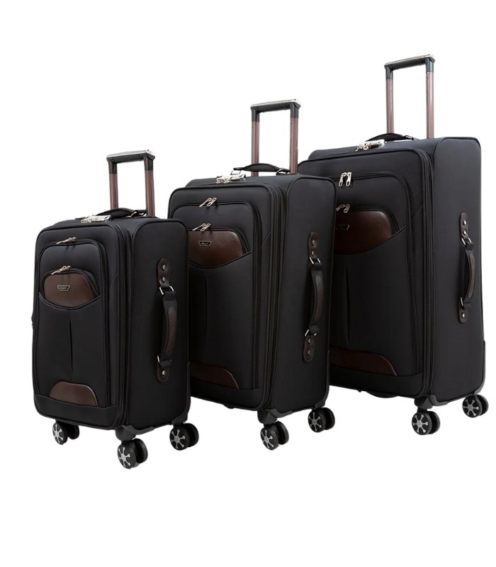 Senator 3-Piece Luggage Trolley Set, Lightweight Spinner Suitcases for Unisex Travel in Cabin & Checked Sizes, Model  X08-3
