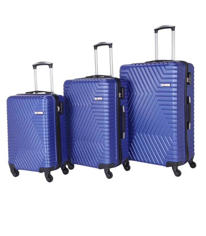 Senator 3-Piece Trolley Bag Set, Lightweight Softside Travel Luggage with Spinner Wheels for Unisex Use, Model  KH9035-3