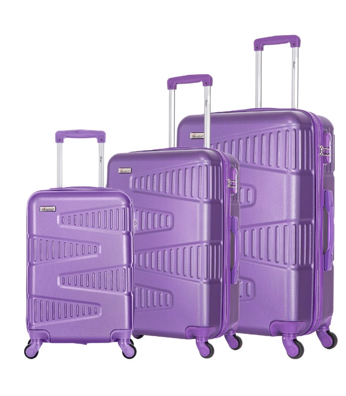Senator ABS Hard Shell Travel Luggage, Stylish Unisex Suitcase with 4 Quiet Spinner Wheels, Model KH1075