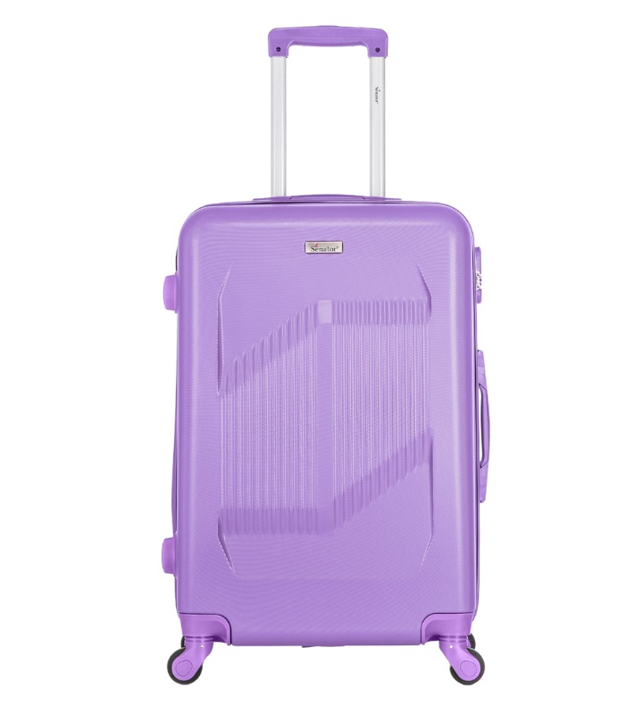 Senator ABS Hard Shell Travel Trolley, Lightweight Suitcase with 4 Quiet Spinner Wheels for Unisex Use, Model KH1085