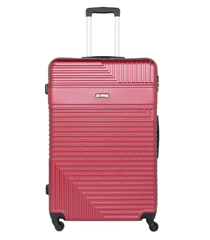 Senator Hard Shell Luggage Set, Lightweight ABS Travel Suitcases with 4 Spinner Wheels for Unisex, Model KH120