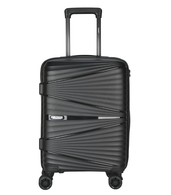 Senator Lightweight PP Hard Case Luggage, Unisex Travel Suitcase with 4 Double Spinner Wheels & Combination Lock, Model KH1005