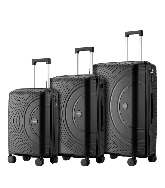 Senator PP Hard Case Trolley, Lightweight Unisex Luggage with 360° Twin Spinner Wheels & Secure Zippers, Model KH1010