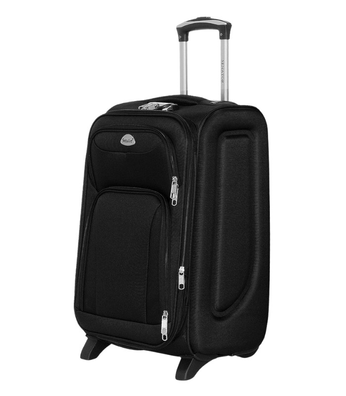 Senator Softside Cabin Luggage,  20-Inch Lightweight Carry-On Trolley Bag with 2 Wheels for Unisex Travel, Model KH247-20